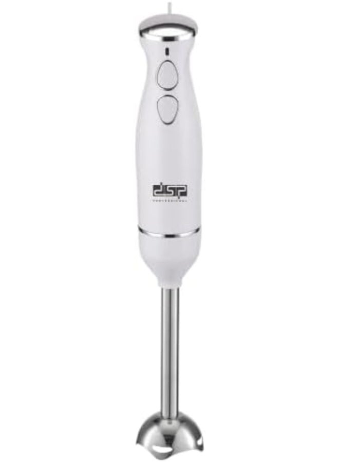 DSP Hand Blender, 500W, White, Stainless Steel Blade, KM1139 - Image 1